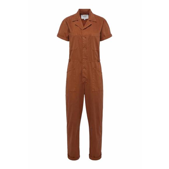 NEW PISTOLA grover short sleeve field suit in spicy brown - Picture 4 of 4